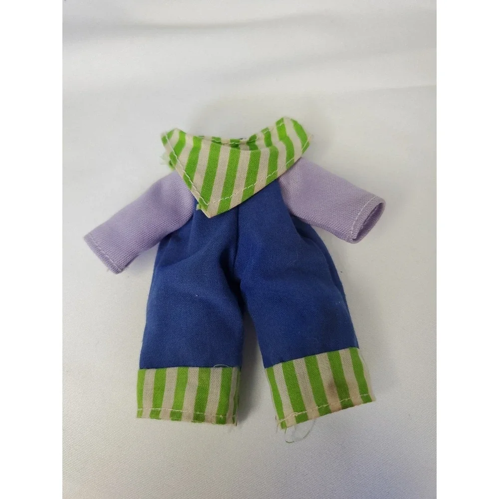 VINTAGE STRAWBERRY SHORTCAKE Huckleberry Pie Doll CLOTHES OVERALLS‎
